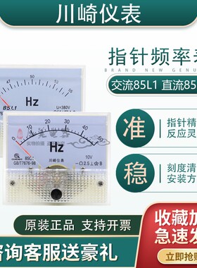 指针式频率表85L1 45-55Hz 380V220V赫兹表85C1 50Hz 10V 4-20mA