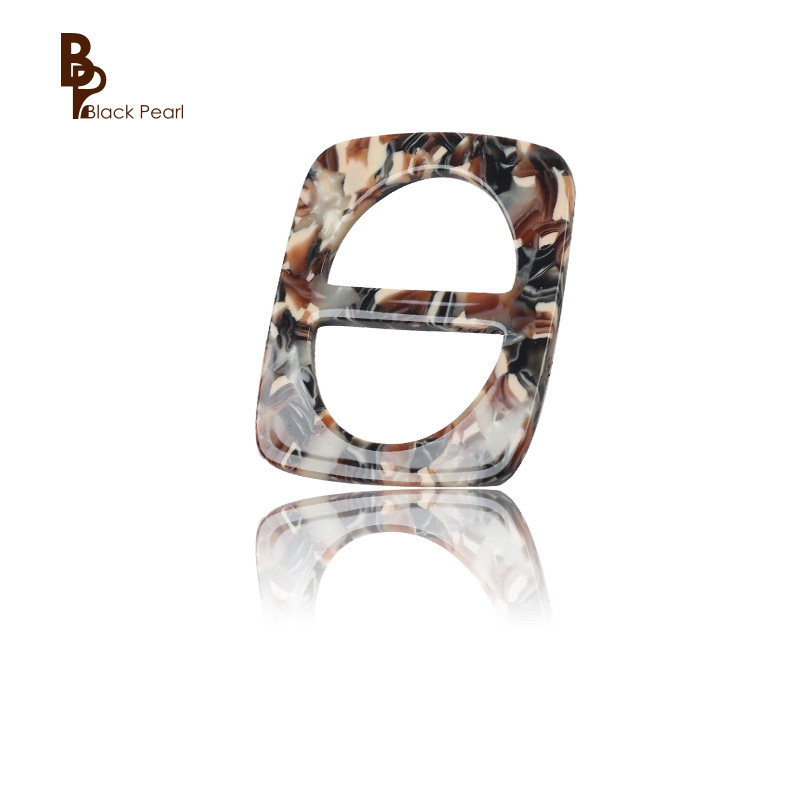 多功能空姐丝巾扣环百搭简约打结日字扣胸花两用小方巾扣固定配饰