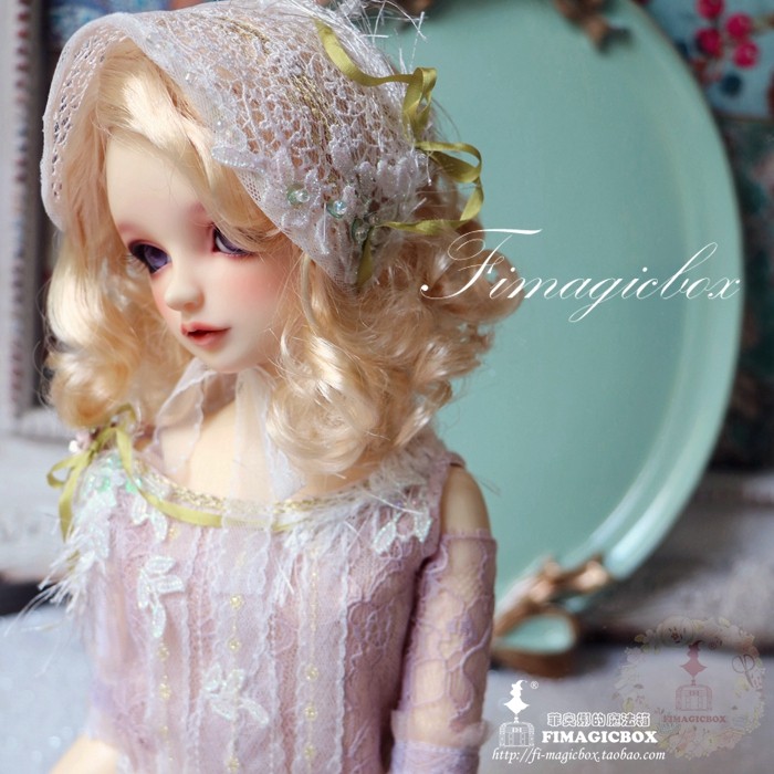 完售展示菲奥娜的魔法箱9周年限定bjd3分10/13sd娃衣蕾丝洋装