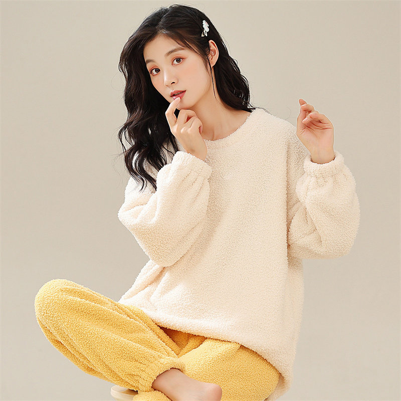 GOSO23年新品秋冬睡衣女可外穿长袖长裤保暖女士家居服怎么样,好用不?
