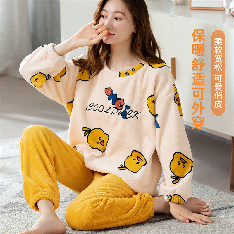 GOSO【软萌卡通印花】秋套头圆领简约可爱活力女士家居服女士睡衣怎么样,好用不?