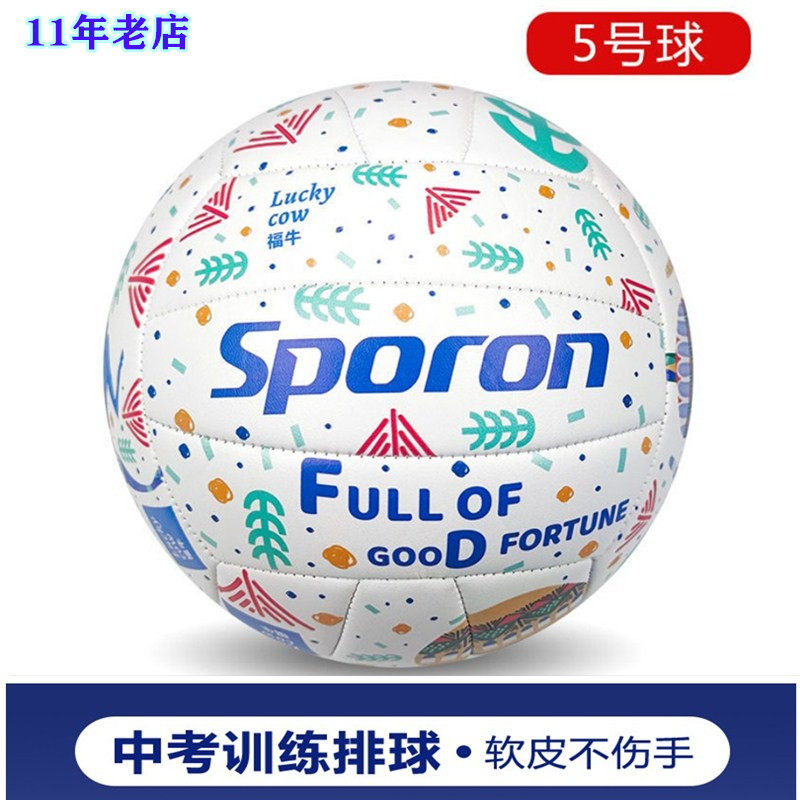 【排球中考专用】可爱好看初中生中考排球软排中学生5号专用软式