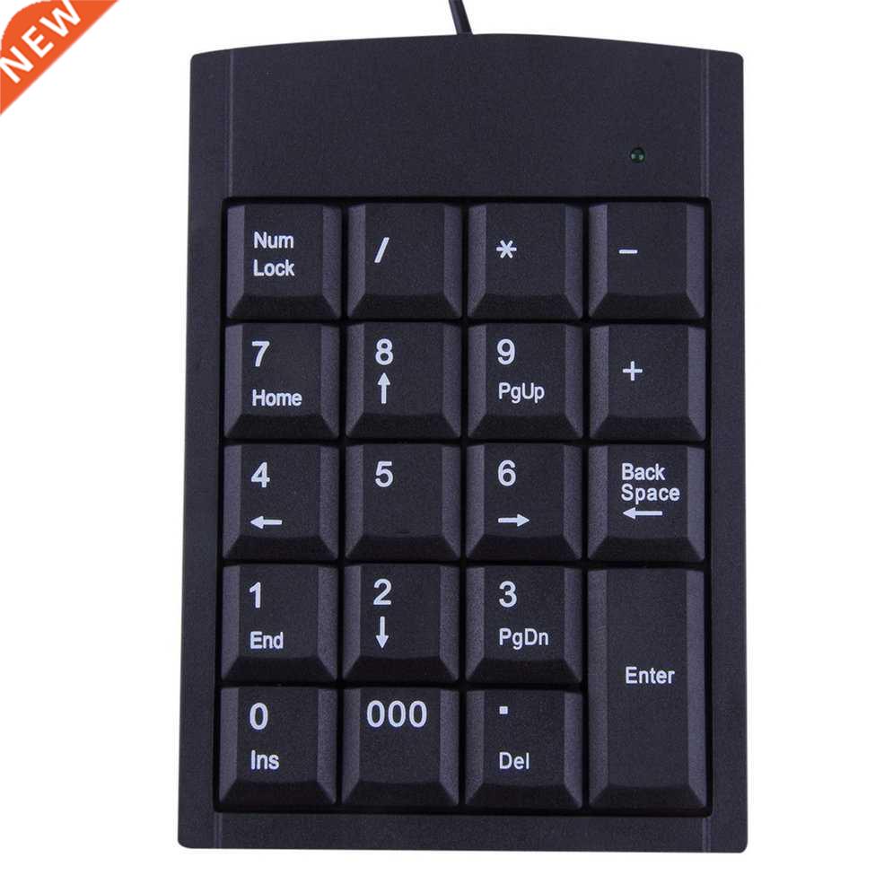 Mini USB Keyboard USB Numeric Keyboard Keypad Adapter 19 Key