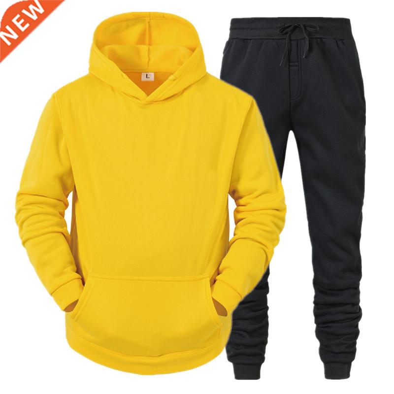 Men's Hoodie Suit Men Sports Wear Tracksuits Autumn