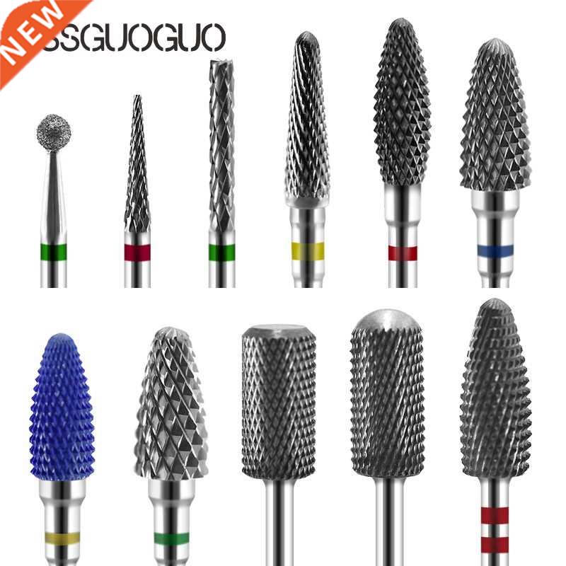 MISSGUOGUO Carbide Nail Drill Bits Rotary Milling Cutters f