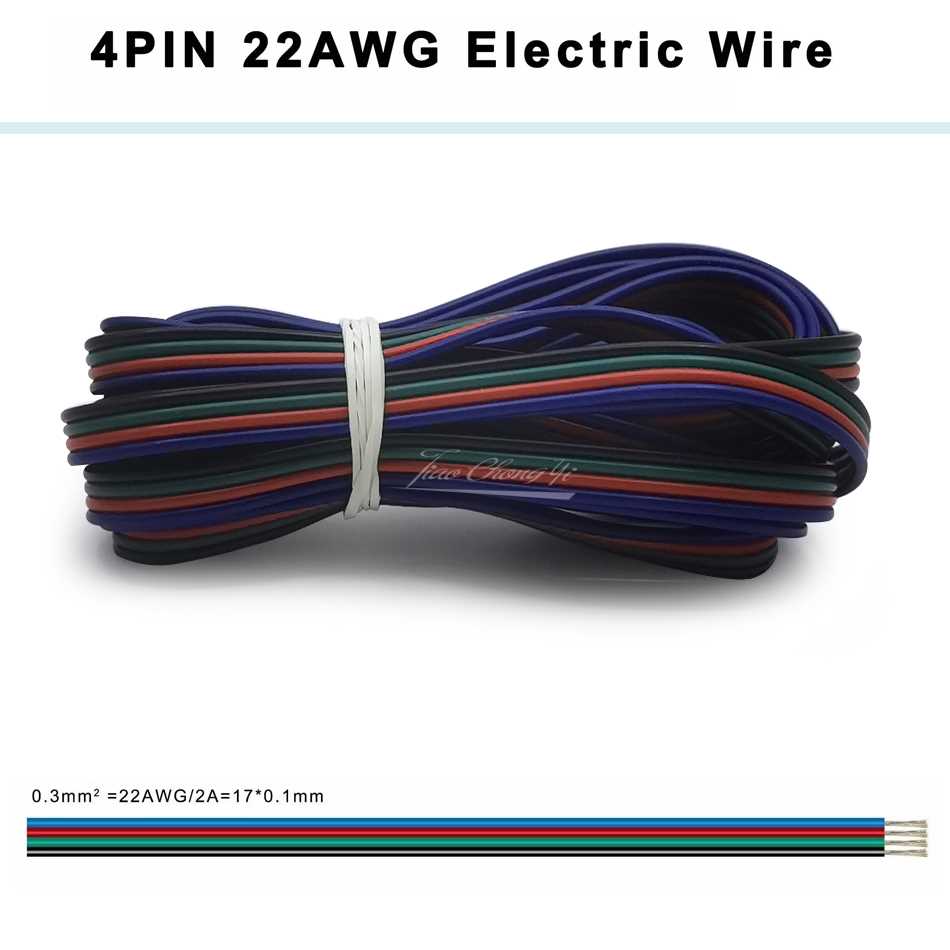 50M|ROLLS 22AWG FLEXBLE LED CABLE CONNECTOR WRES 2|3|4|5|6
