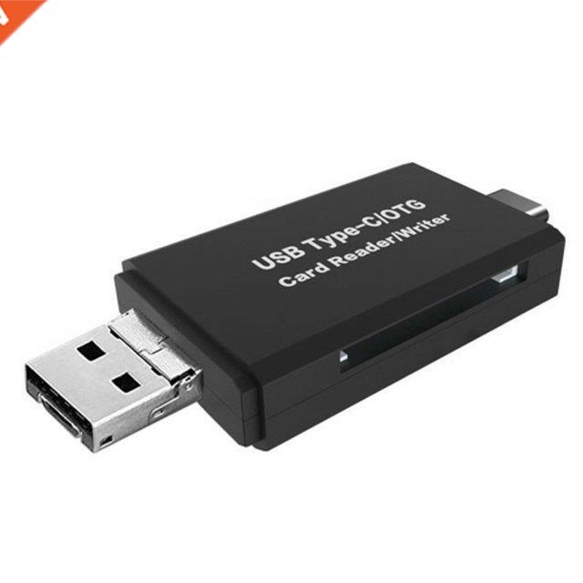 Unversal USB2.0 Type-c 2 n 1 OTG Card Reader Hgh-speed Tr