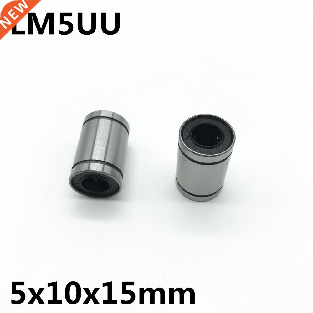 10pcs LM5UU ball bearng nner dameter 5x10x15mm gude lne-封面