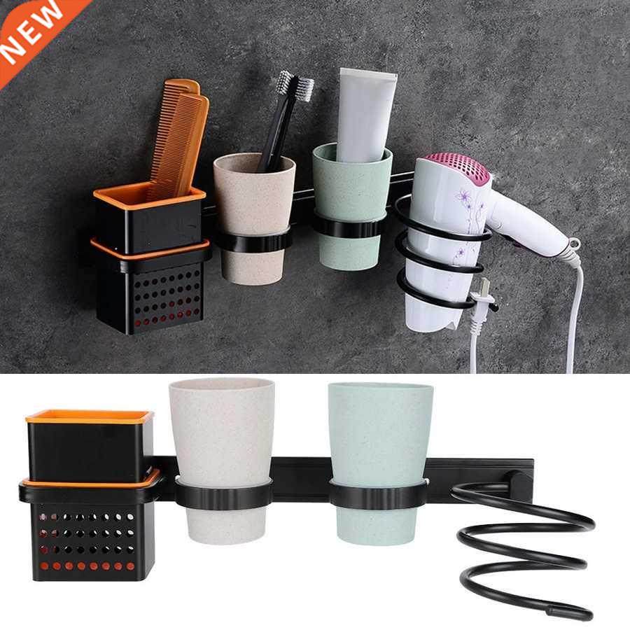 multifunctional space aluminum bathroom storage rack hair dr