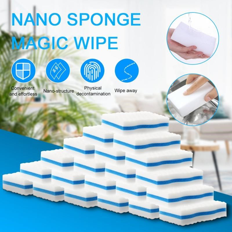 20pcs composite nano sponge wipe cleaning sponge kitchen dec