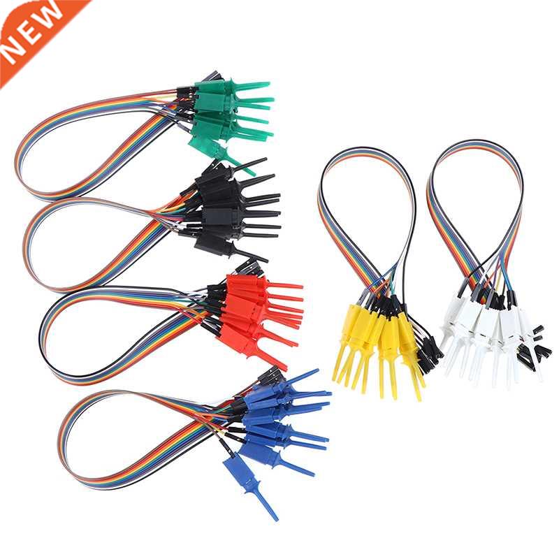 10pcs 300mm High Efficiency Test Hook Clip Logic Analyzer Ca