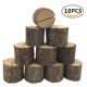 Number Wooden Name Menu Place 10pcs Rustic Stump Card Holder