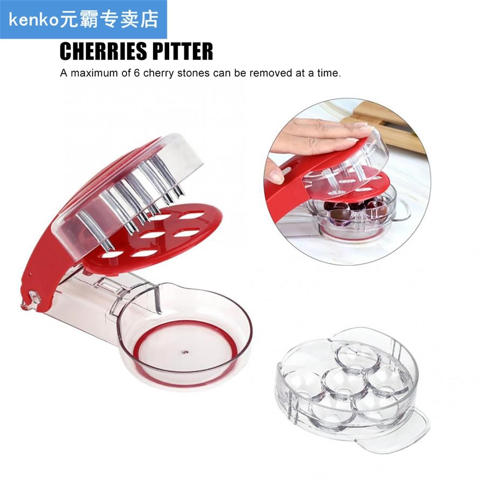 6 groove cherry pitting tools cherry stone pit remover tool