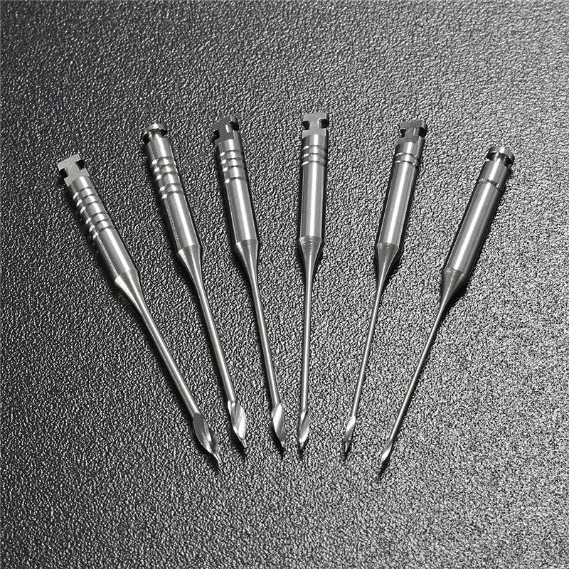 6pcs/set dental endodontic reamers drill burs 32mm dental dr
