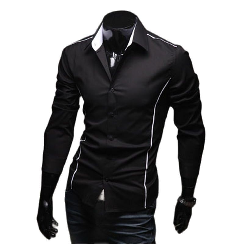 2020 mens luxury stylish casual designer edge piping long s