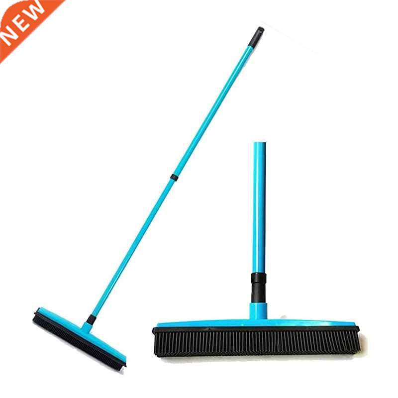 multifunctional telescopic no-water washing broom rubber pet