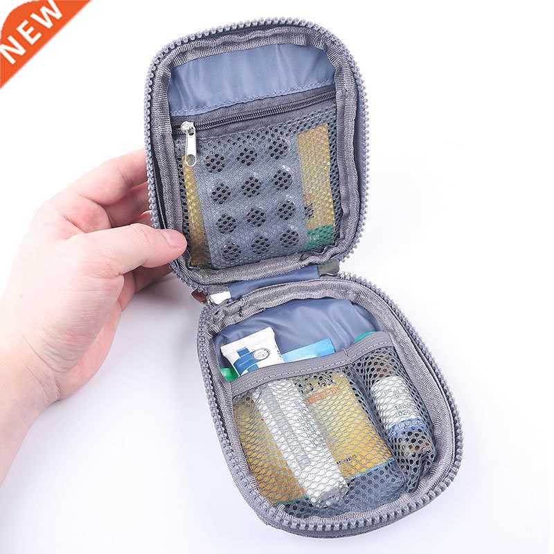 Mini Medicine Storage Bag Portable First Aid Medical Kit Tra