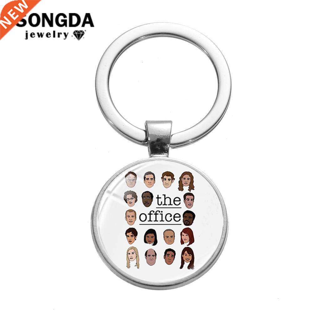 the office tv show keychain cartoon fun dwight schrute beet