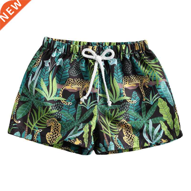 2022 boys swimming trunks cartoon animal printed short