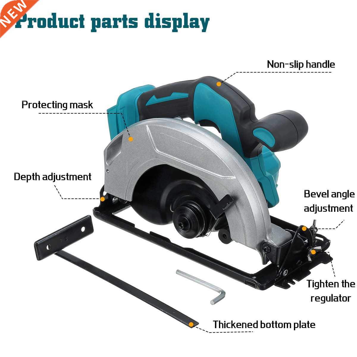 Electric Circular Saw 180mm Power Tools Dust Passage 5000RP