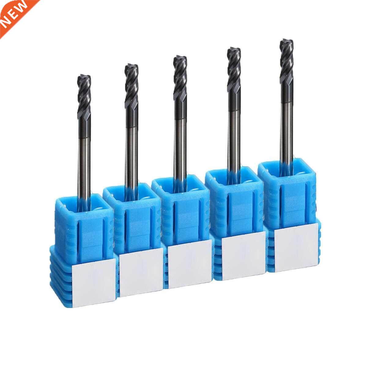 2pcs tungsten carbide hrc45 4 flutes end mill 3mm shank mill