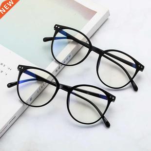 Transparent Compute Frame Blocking Glasses Light Office Blue