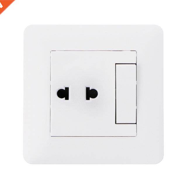wall outlet 2 hole universal power socket with 1 gang 2 way