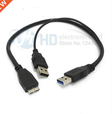 High Quality USB 3.0 A Male to Micro USB Male 3 Y Cable wit