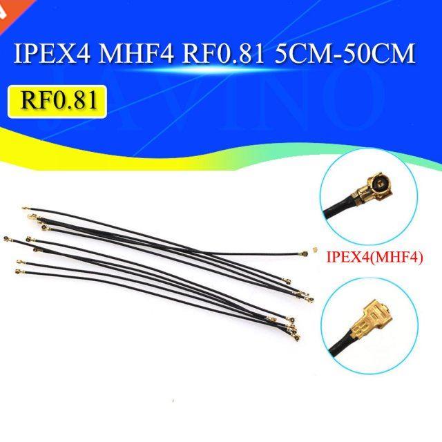 5PCS wifi pigtail UHF4 IPX4 IPEX4 to UHF4 IPX4 IPEX4 RG0.81