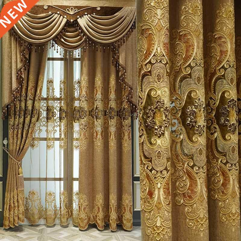 curtains for living dining room bedroom valance european sty