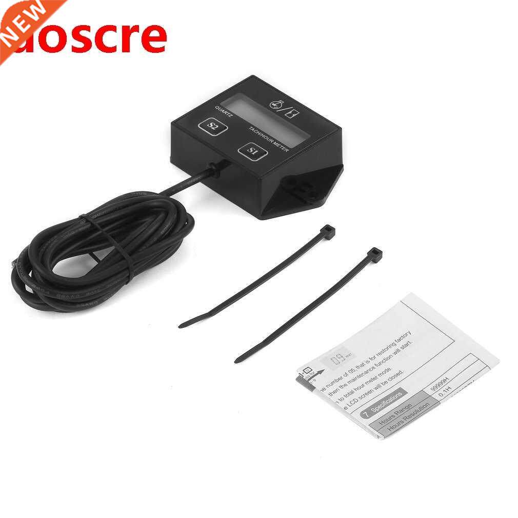high performance car digital engine tach tachometer hour met
