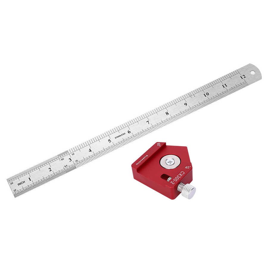 CX300-2 Angle Ruler Woodworking Scribing Ruler High Precisio