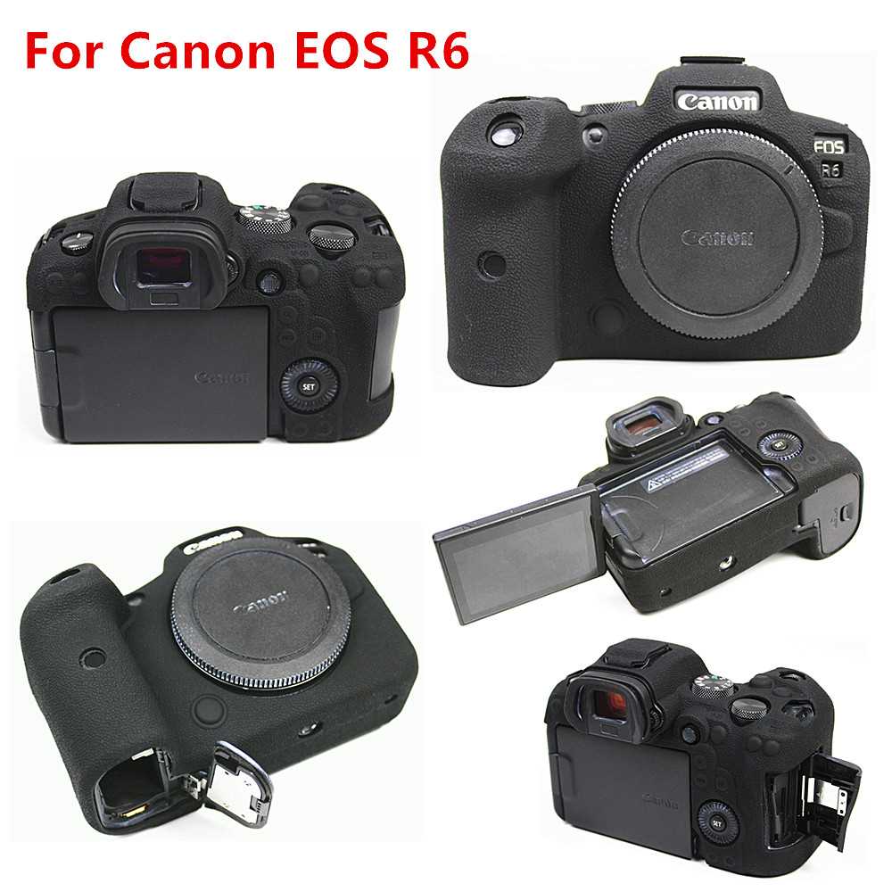 SILICONE ARMOR SKIN CASE DSLR CAMERA BAG VER FOR CANON EOS R