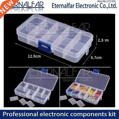 Transparent Storage Screw Case Storage DIY Parts Box Electro