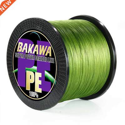 BAKAWA 8 Strands 1000M 500M 300M Braided Fishing Line Multif