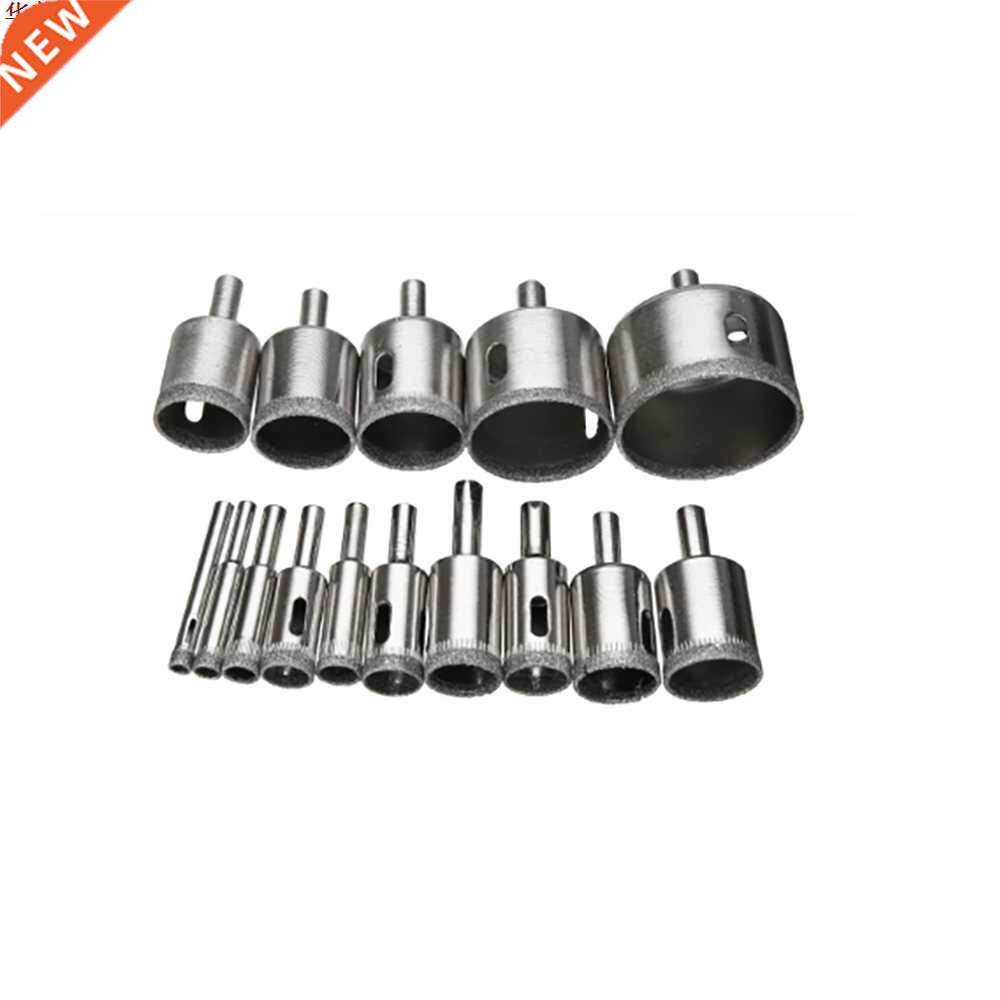 15 pièces diamant foret ensemble 6mm-50mm outils diam