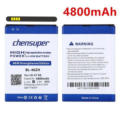 chensuper 4800mAh BL46ZH BL 46ZH Battery for LG K7 MS330 L-封面