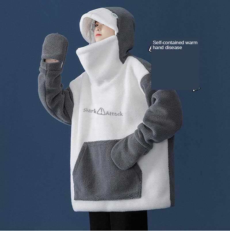 CHRISTMAS 2022 OVERSIZED HOODIE COUPLE OUTFIT LAMBSWOOL OVER