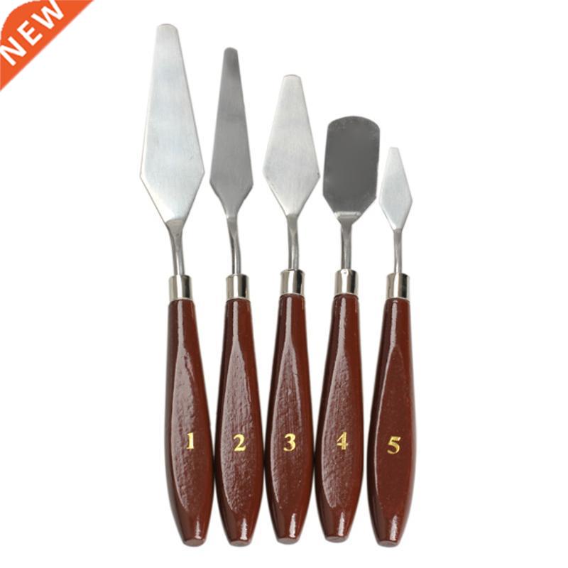 Mixed 5Pcs Palette Scraper Set Spatula Knives For Artist Oil