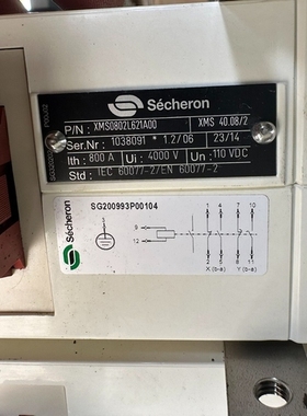 赛雪龙Sécheron真空开关，真空隔离开关，大长车用真空开 议价