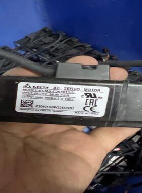 台达AC伺服电机，型号ECMA-C20401GS，1(议价）