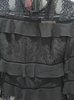 澳洲品牌Keepsake，官网购买。雾霾蓝色，层层叠叠的蕾丝 议价