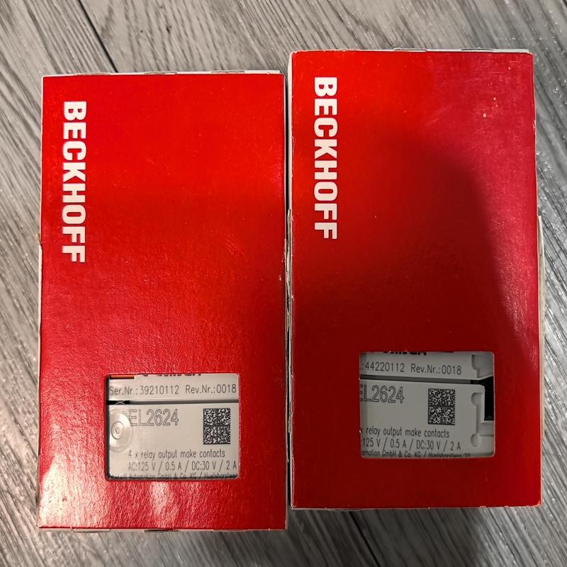 倍福EL2624，4个继电器输出，支持AC125V/(议价）