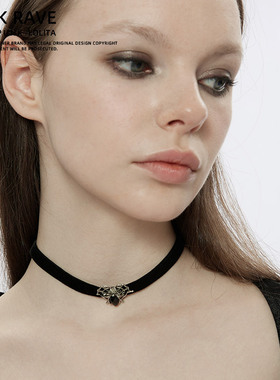 项链简约丝绒暗黑百搭