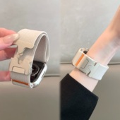 适用苹果手表iwatch10表带舒适透气弹力编织降落伞扣applewatch98