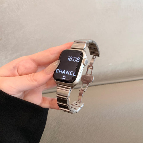 透气小蛮腰金属蝴蝶扣iwatch表带