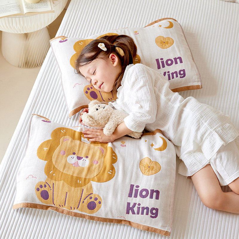 A类儿童枕巾纯棉吸汗40x60cm