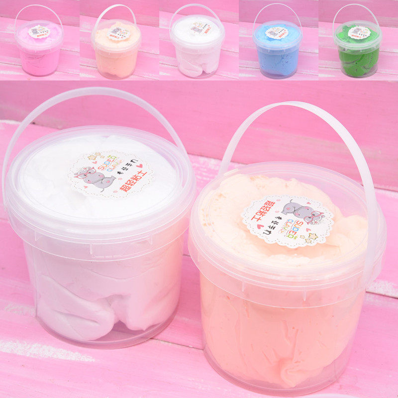 超轻粘土12色DIY橡皮泥彩泥环保 太空泥 塑料大桶装500g黏土,玩具/童车/益智/积木/模型,粘土/超轻粘土,淘宝优惠券,粉丝福利购,淘宝优惠卷