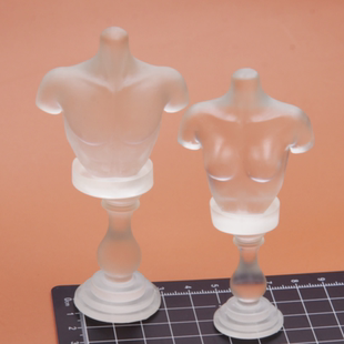 原创DIY 粘土正比半透明Q版胸台支架石塑粘土胸台GSCob11娃头胸台