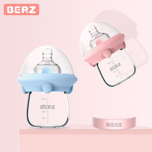 贝氏120ml防呛玻璃奶瓶宽口径